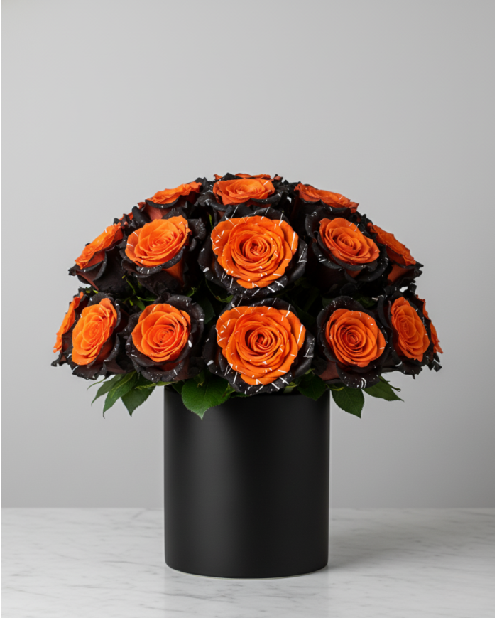 Scarecrow Tinted Roses Gift Box