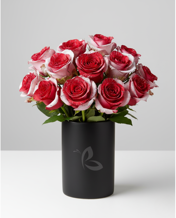 Blue Mistletoe Christmas Gift Box Blue Mistletoe Christmas Gift Box