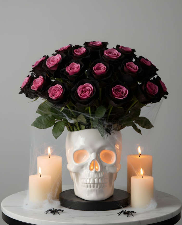 Purple Bat Halloween Gift Box