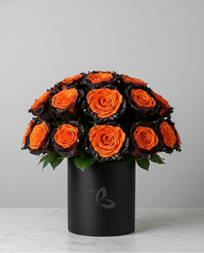 Scarecrow Tinted Roses Gift Box