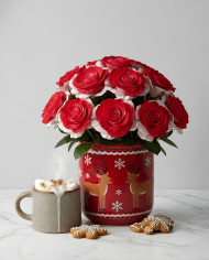 Candy Cane Christmas Gift Box