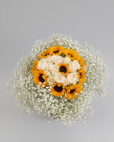 11 - Sunny Cake Bouquet