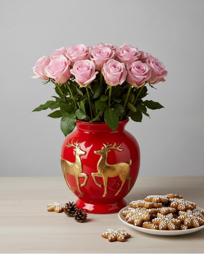 Light Pink Roses Gift Box