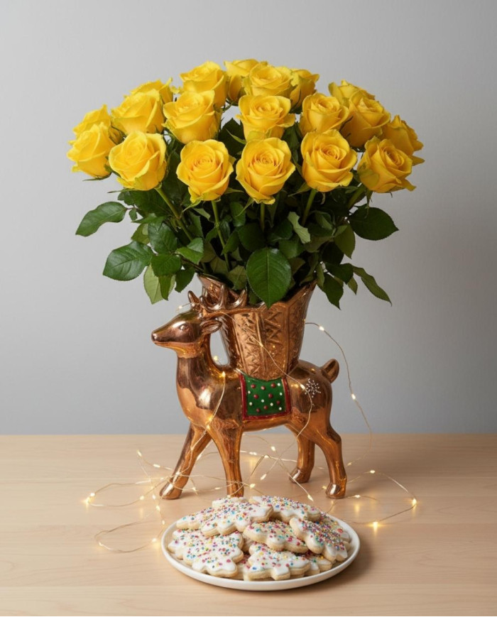 Yellow Roses Gift Box