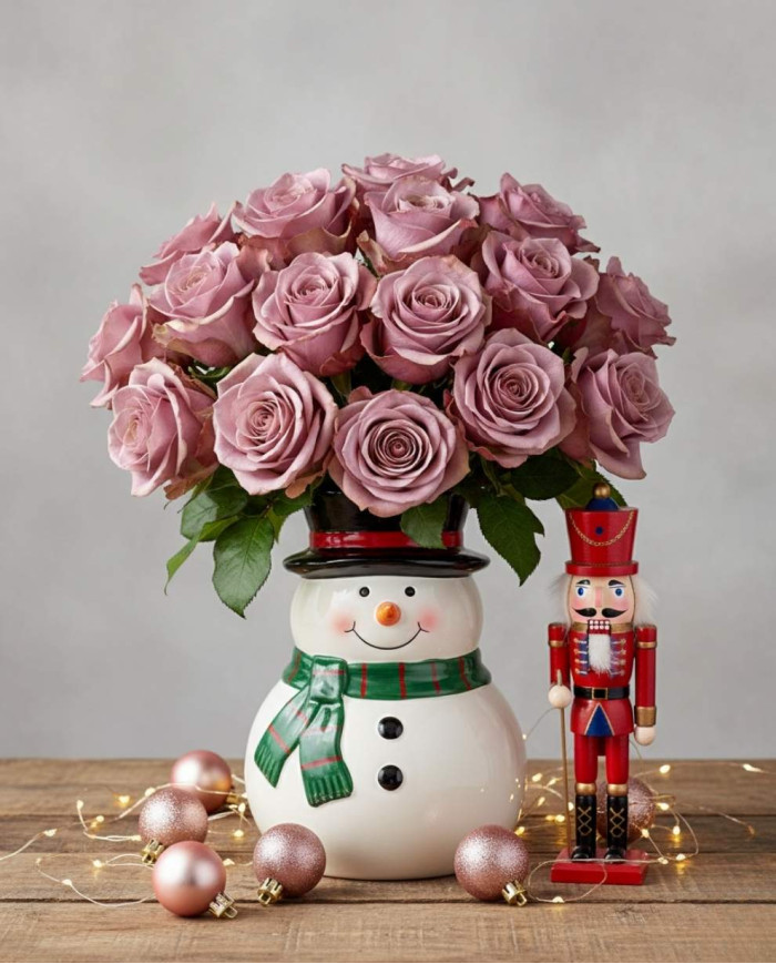 Lavender Roses Gift Box