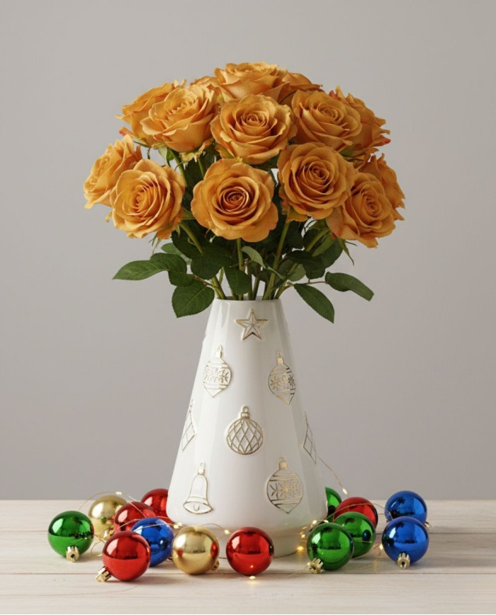 Golden Roses Gift Box