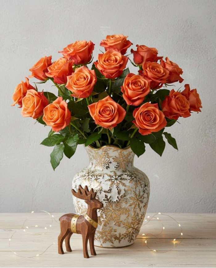 Orange Roses Gift Box