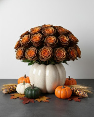 Sassafras Fall Tinted Roses Gift Box