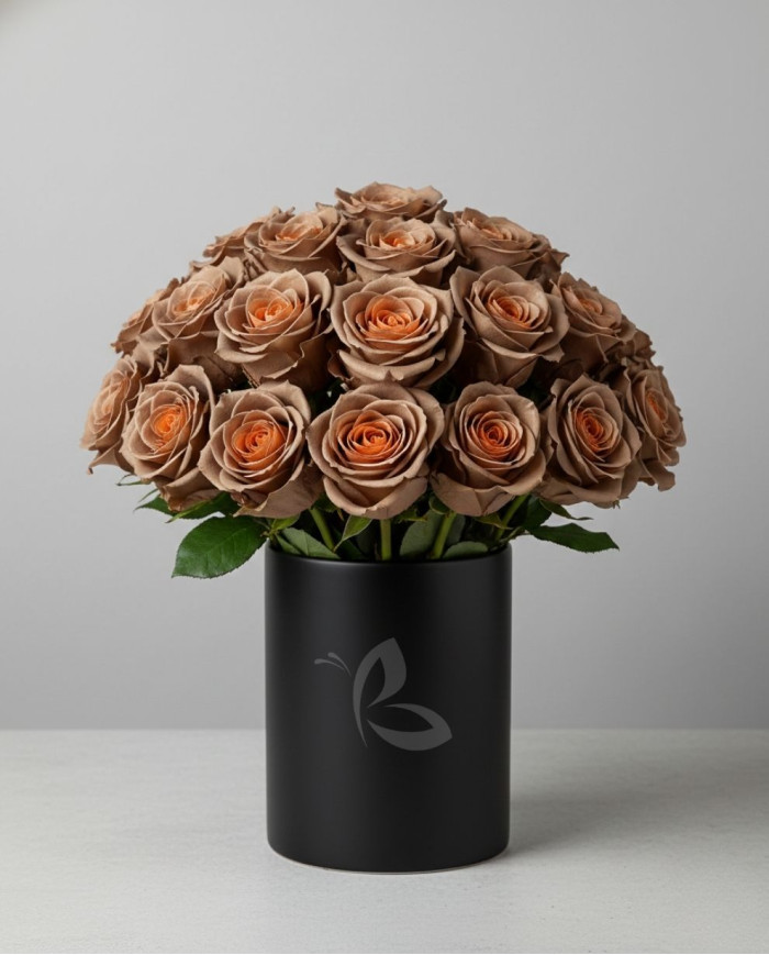 Wild Pear Thanksgiving Tinted Roses Gift Box