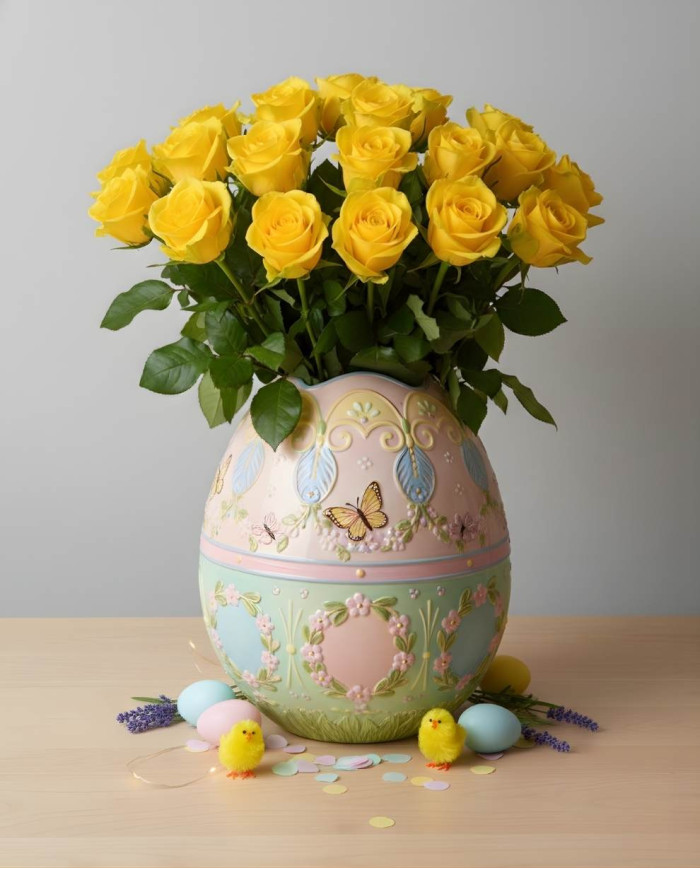 Yellow Roses Gift Box