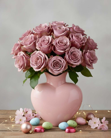 Lavender Roses Gift Box