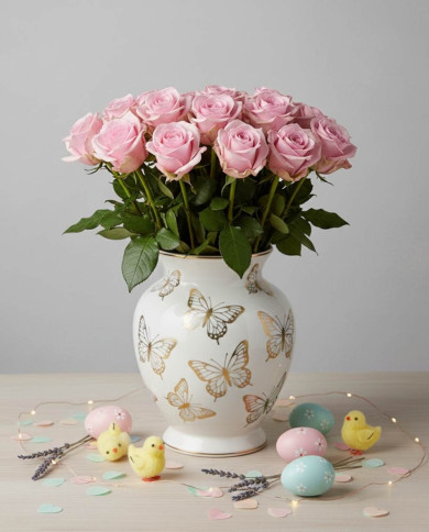 Light Pink Roses Gift Box