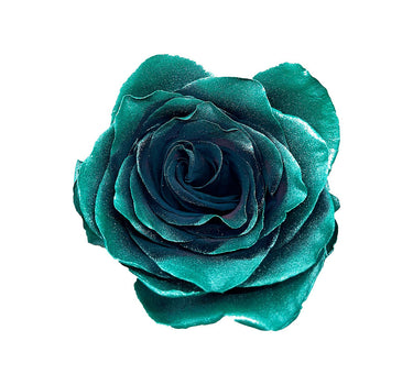 Cedar Green Metallic Tinted Roses Gift Box