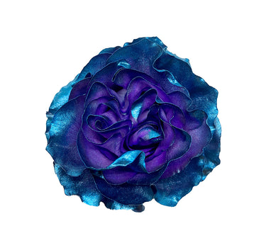 Indigo Metallic Tinted Roses Gift Box